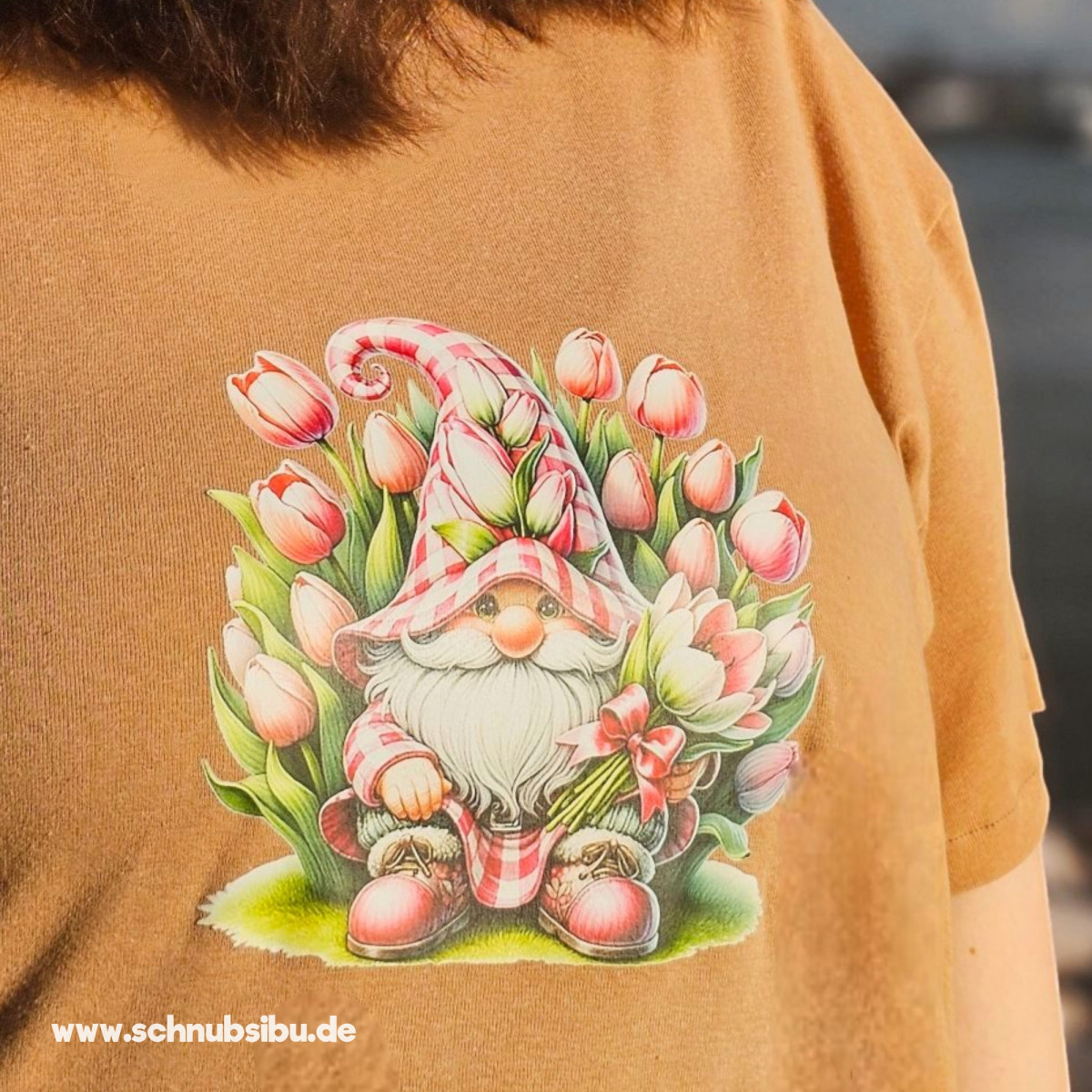Bügelbild Wichtelkollektion - Tulpen